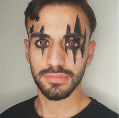 Cosplay Verzauberte schwarze farbige Kontaktlinsen