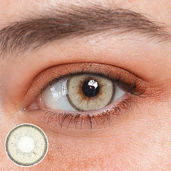 Lentillas Estella de color Marrón Canela