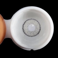 Euramerican Aschgraue farbige Kontaktlinsen mit Sehstärke