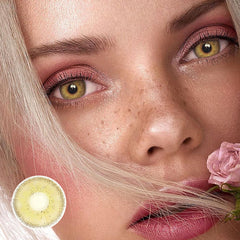 Danica Lava Orange Colored Contact Lenses