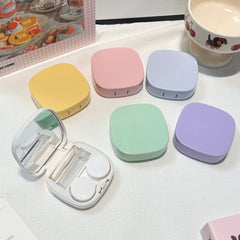 Like Fish Solid Color Portable Colored Contact Lens Case