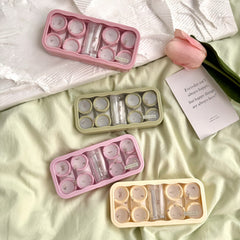 Crushed Tulips Colored Contact Lens Case