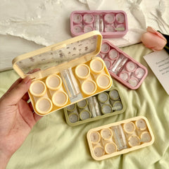 Crushed Tulips Colored Contact Lens Case