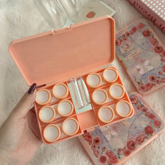 Romantic Rose Manor Colored Contact Lens Case