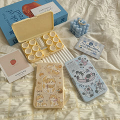 Fluffy Cat Tales Colored Contact Lens Case