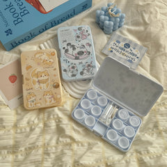 Fluffy Cat Tales Colored Contact Lens Case