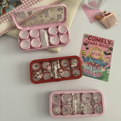 Sweet Bunny Garden Colored Contact Lens Case