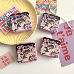 Cool Girl Colored Contact Lens Case