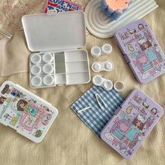 SweetHeart Girl Colored Contact Lens Case