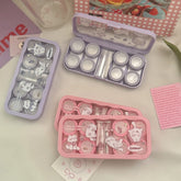Summer With Cats Colored Contact Lens Case