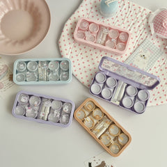 Ice Cream And Cake Colored Contact Lens Case