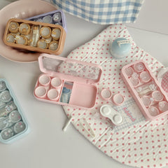 Ice Cream And Cake Colored Contact Lens Case