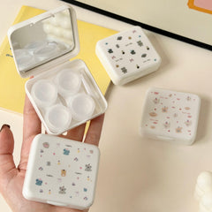 Kawaii Cute Animal Colored Contact Lens Case