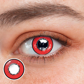 Cosplay Element Red Prescription Colored Contact Lenses