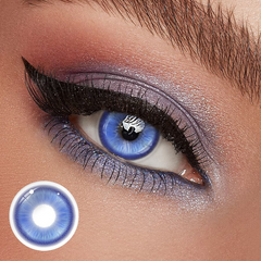 Cosplay Fairy Dark Blue Colored Contact Lenses