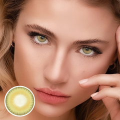 LA GIRL Green Prescription Colored Contact Lenses