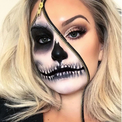 Lentillas de color gris crack para cosplay