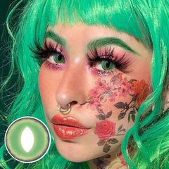 Lentes De Contacto De Color Verde Cosplay British Shorthair