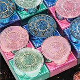 Mehrfarbiger Quicksand-Objektivbehälter