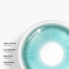 Cosplay Fairy Mint Green Colored Contact Lenses