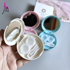 Estuche para lentes de contacto de color diamante