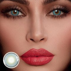 Lentes De Contacto De Color Azul Halo