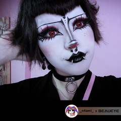 Halloween SpiderWeb Black Colored Contact Lenses