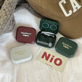 Retro-Kontaktlinsenbehälter für farbige Kontaktlinsen