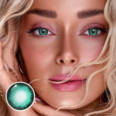 DIAMOND Lentillas de Color Gris Verde