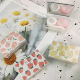 Frucht-Cartoon-Behälter für farbige Kontaktlinsen