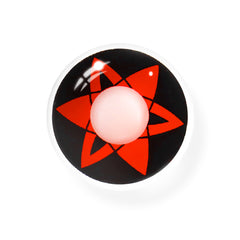 Cosplay NARUTO Uchiha Sasuke Shalingan Red Prescription Colored Contact Lenses