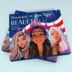 Cosplay Indians Blue Colored Contact Lenses