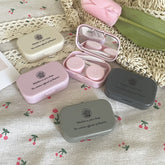 Etui für farbige Kontaktlinsen im französischen Lazy-Stil