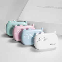 Estuche para lentes de contacto de color gato KD