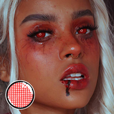 Cosplay rote Manson Mesh farbige Kontaktlinsen