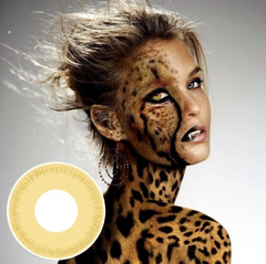 Cosplay Avatar gelbe farbige Kontaktlinsen