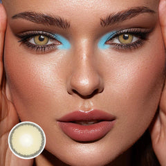 Lentes De Contacto De Color Amarillo Carina