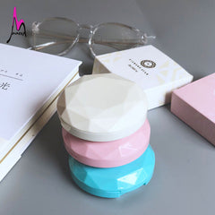 Estuche para lentes de contacto de color diamante