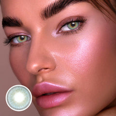 Lentes De Contacto Graduadas De Color Azul Ailsa