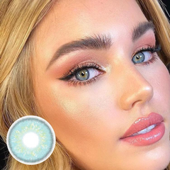 Lentes De Contacto De Color Azul Graduadas Rusia