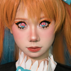 Cosplay Titan Rosa farbige Kontaktlinsen