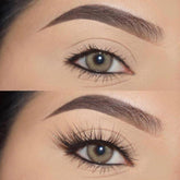 Hochwertige farbige Kontaktlinsen mit Stärke in Candy Brown