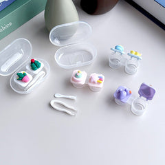 Estuche para lentes de contacto de colores DIY