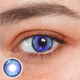 Cosplay Butterfly Blue Colored Contact Lenses
