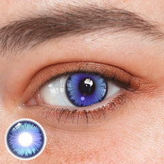 Cosplay Butterfly Blue Colored Contact Lenses