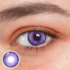 Cosplay Butterfly Purple Colored Contact Lenses