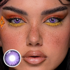 Cosplay Butterfly Purple Colored Contact Lenses