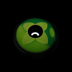 Cosplay Genshin Impact Clover Green Colored Contact Lenses