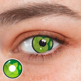 Cosplay Genshin Impact Clover Green Colored Contact Lenses