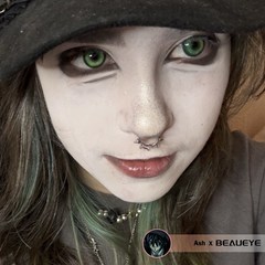 Cosplay KOI Grüne farbige Kontaktlinsen
